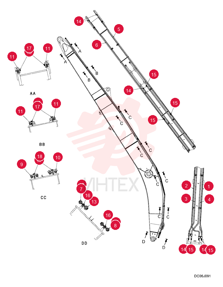 TUBE,27.2 mm OD YN42H02607P2