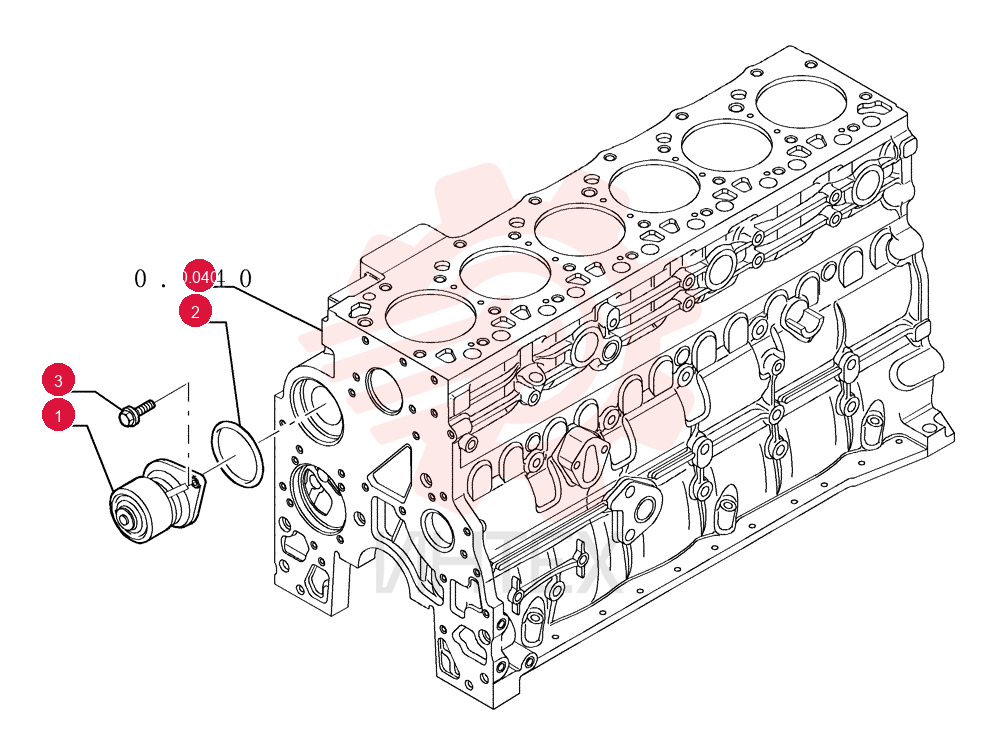 WATER PUMP 2853443
