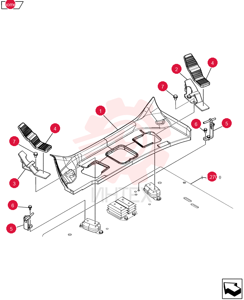 FOOT BOARD YN26M00067P1 (3)