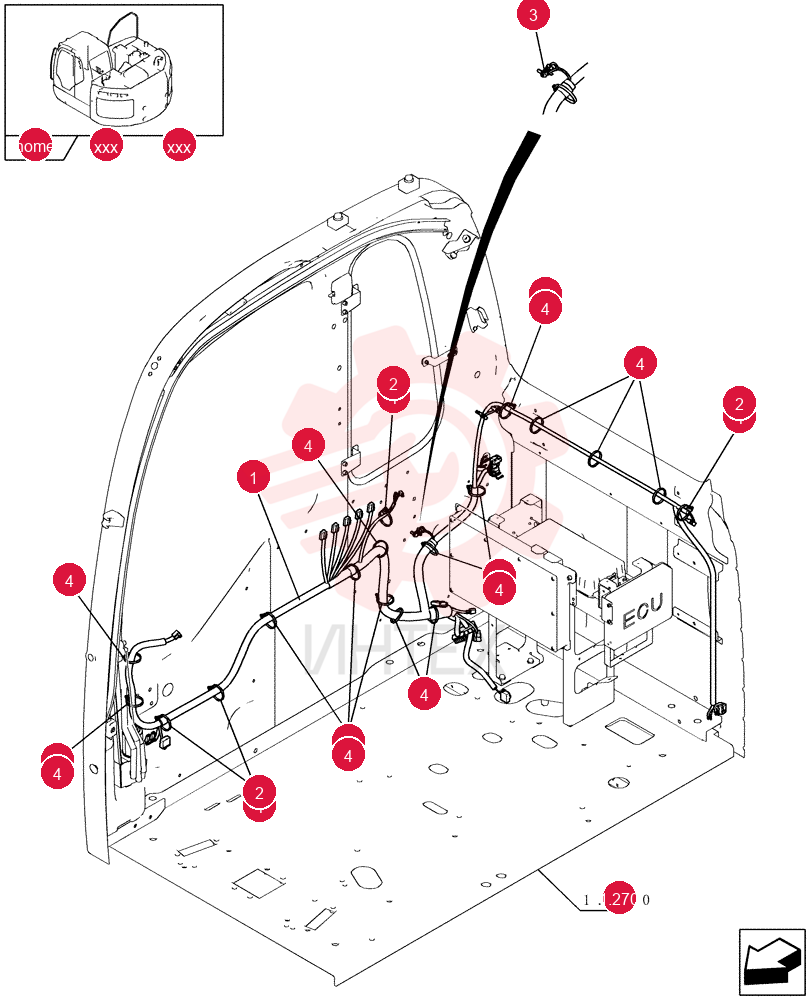 HARNESS YB14E01027P1