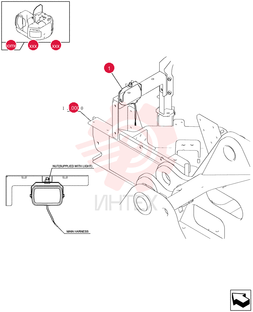 LIGHT ASSY. YT80S00002F1