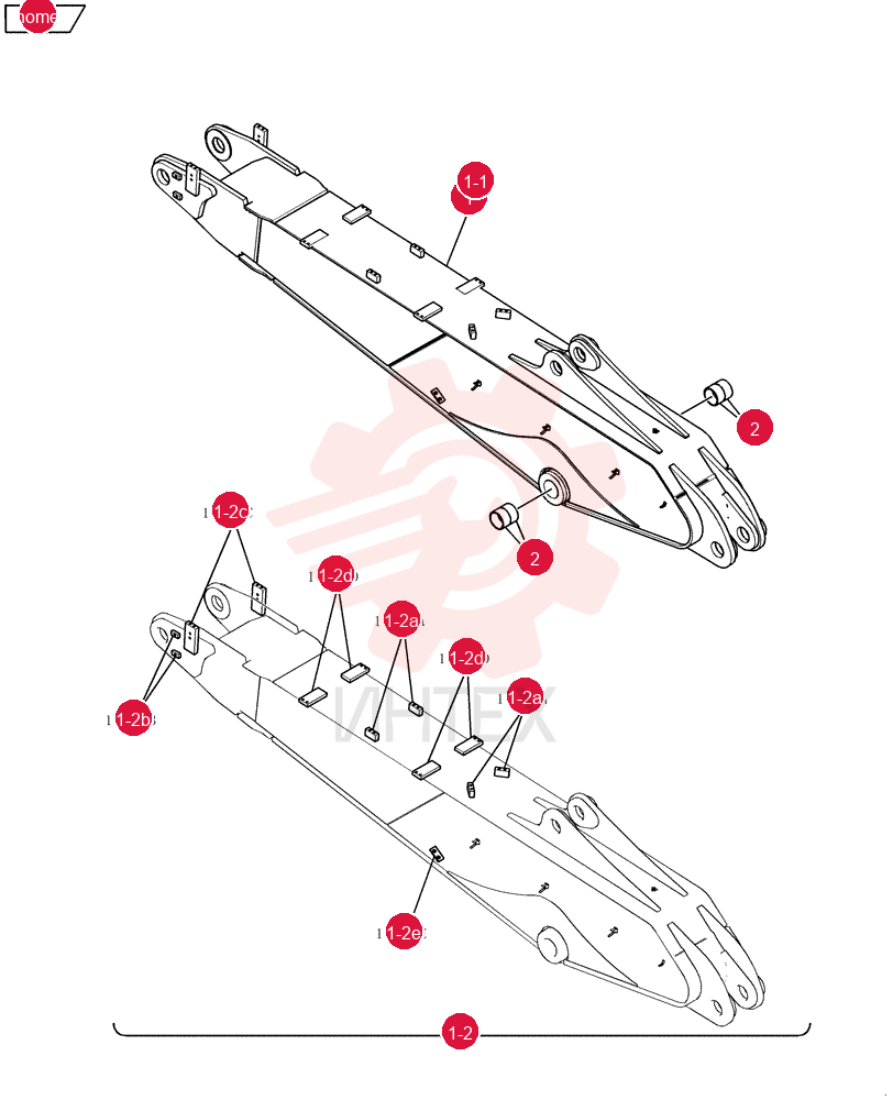 Схема (E235BSR) - CRAWLER EXCAVATOR (5/07-) YF05B00006F1