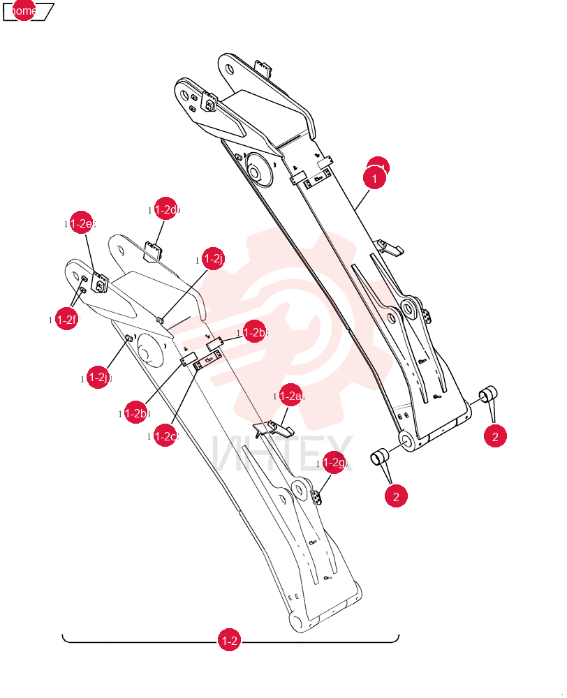 Схема (E235BSR) - CRAWLER EXCAVATOR (5/07-) YF06B00007F1