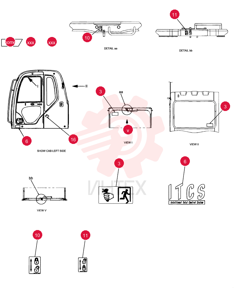 WARNING DECAL PH20T01018P1