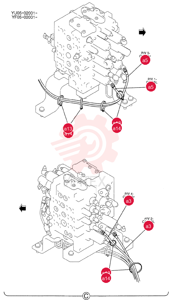 CONTROL LINES, PROPEL YF62H00005F1 (1)