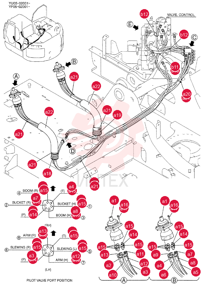 CONTROL LINES, REMOTE YF68H00022F1 (3)