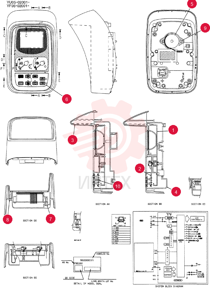 CONTROL MONITOR YN59S00021F1