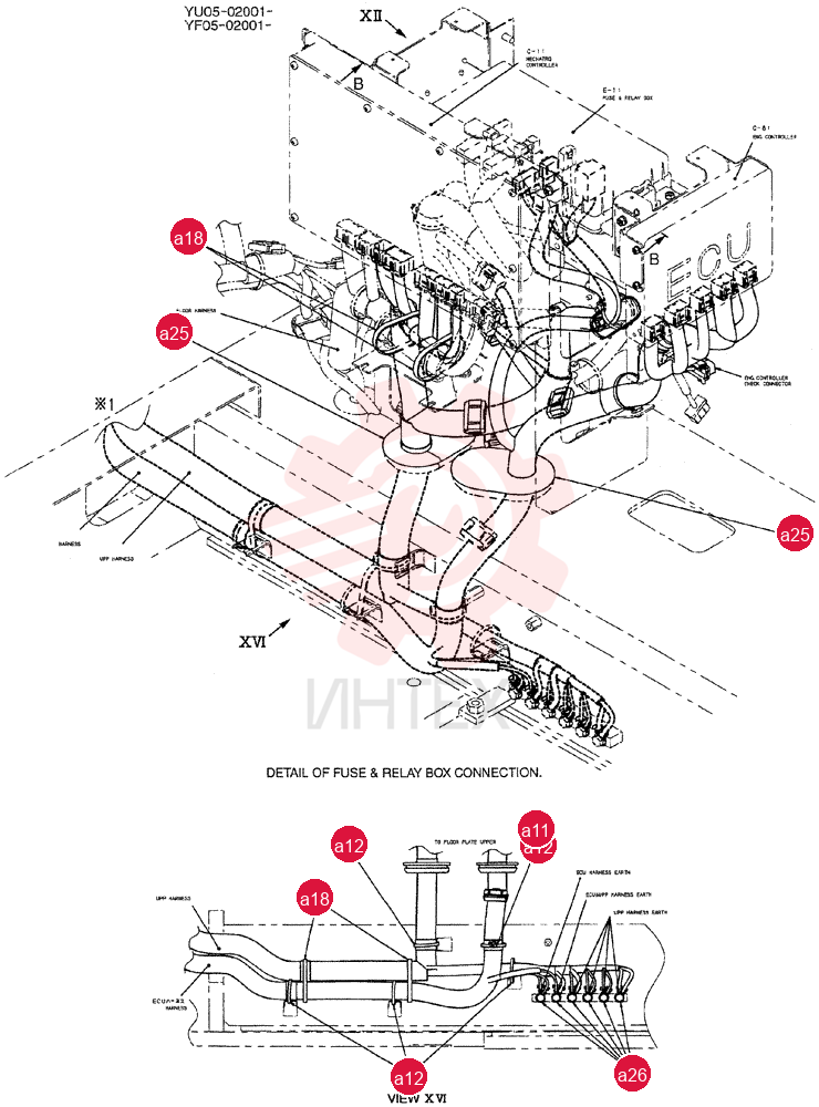 HARNESS ASSY, UPP YB13E00023F1 (6)