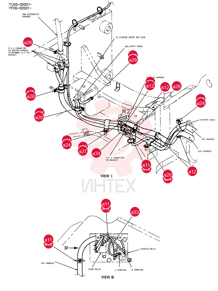 HARNESS ASSY, UPP YB13E00023F1 (8)