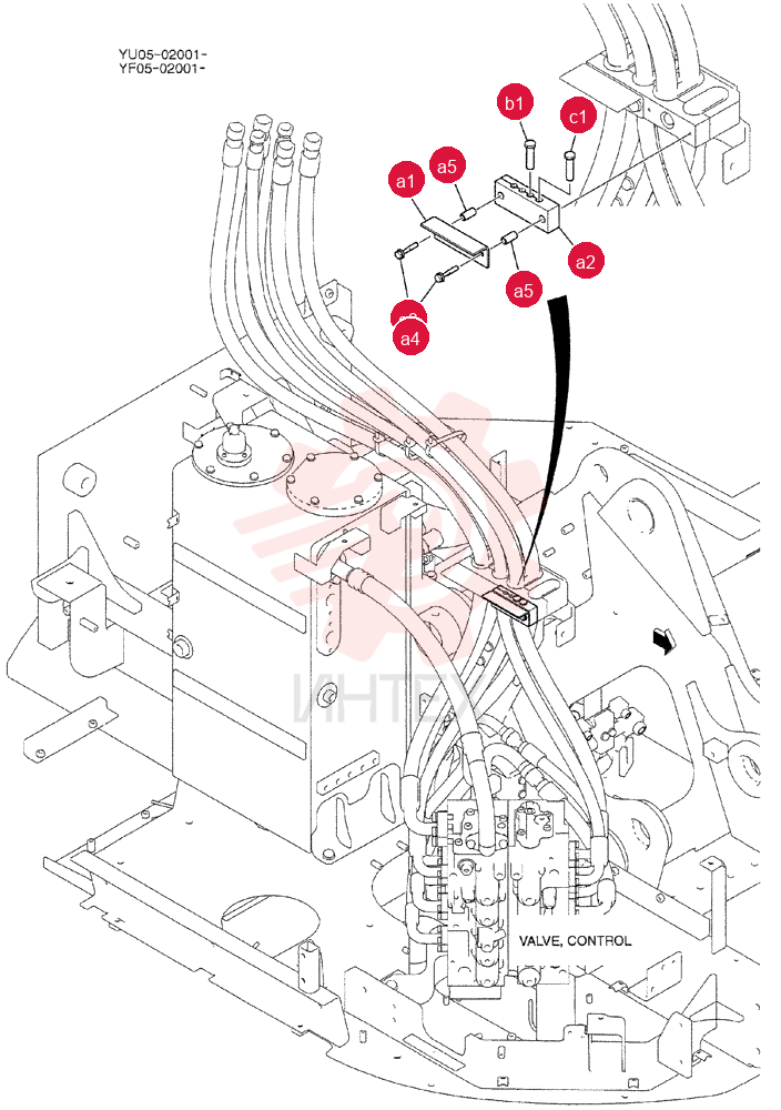 HYD LINES, UPP, SEE FIG. 01-020-01 TO 01-020-04