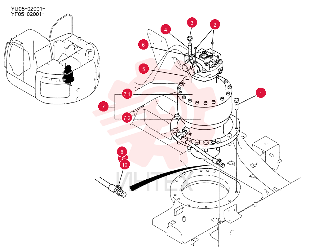 MOTOR INSTAL, SWING YF32W00002F1