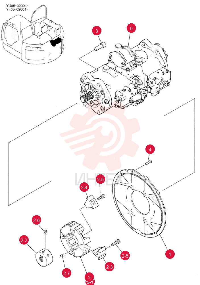 POWER TAKE-OFF ASSY YF30P00005F1