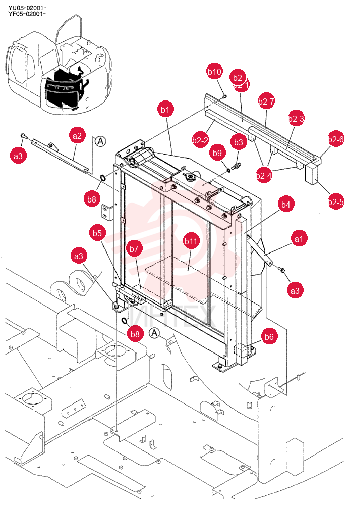 RADIATOR INSTAL YB05P00014F1