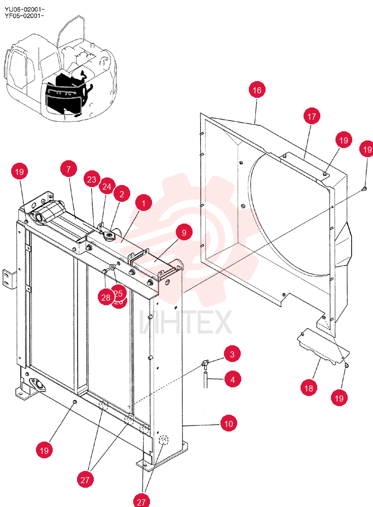 RADIATOR YB05P00019F1 (1)
