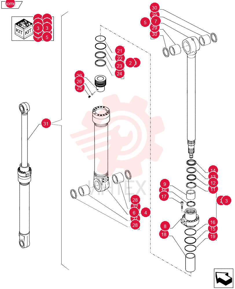 SEAL KIT LQ01V00030R100