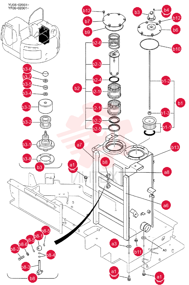 TANK INSTAL, HYD YF33H00021F1