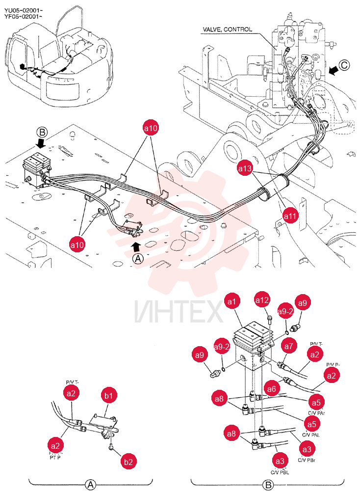 CONTROL LINES, PROPEL YF62H00005F1 (2)