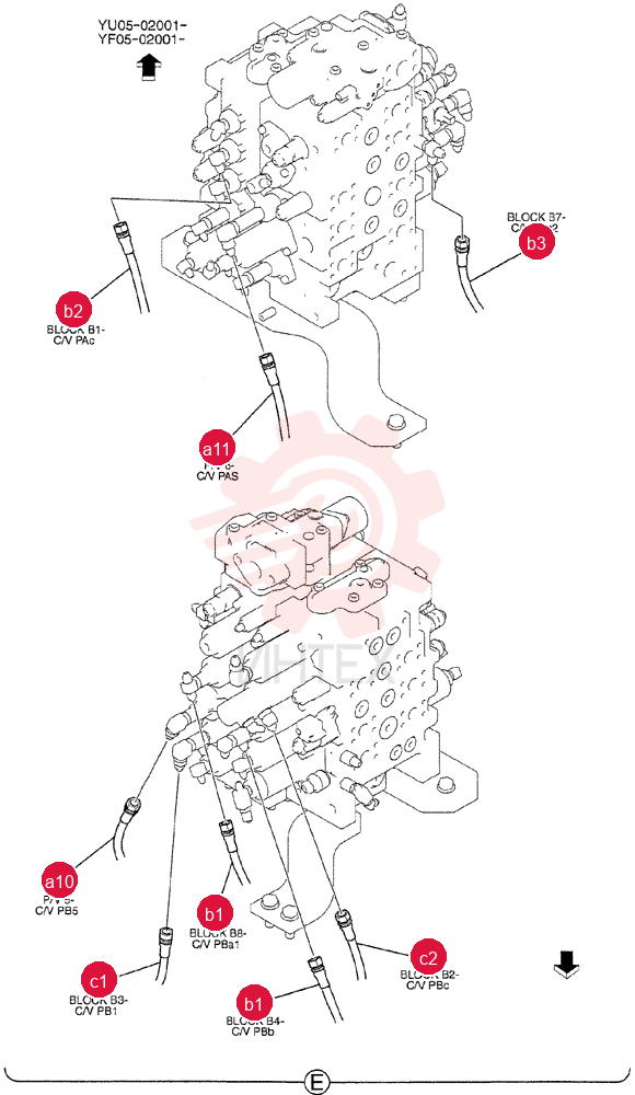 CONTROL LINES, REMOTE YF68H00022F1 (1)