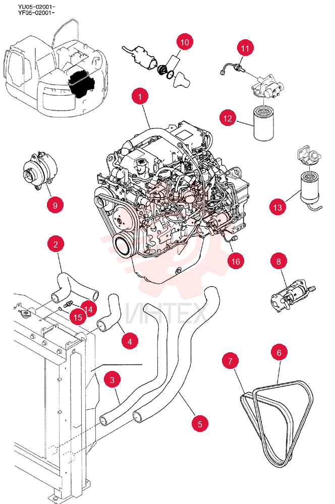 ENGINE YF02P00003F1