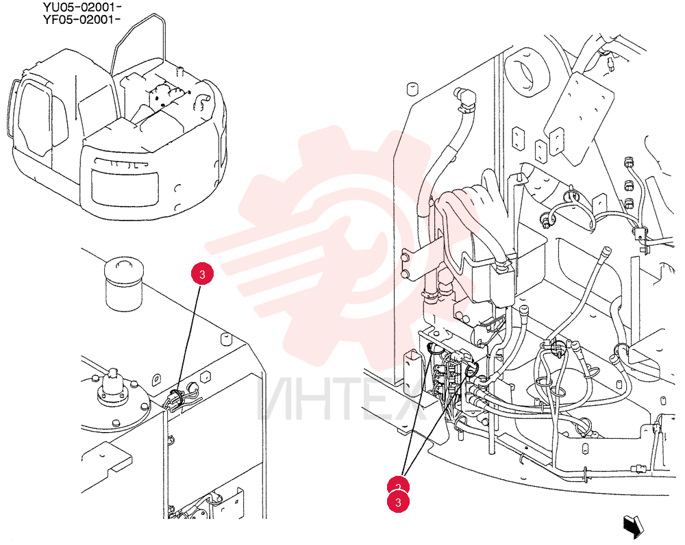 HARNESS ASSY, UPP YB13E00027F1