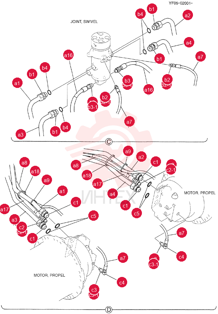 HYD LINES, LOW LQ02H00026F1 (2)