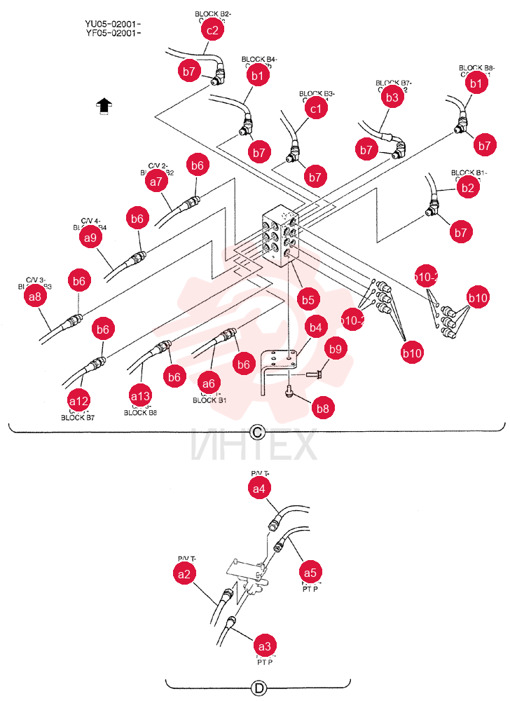 CONTROL LINES, REMOTE YF68H00022F1 (2)