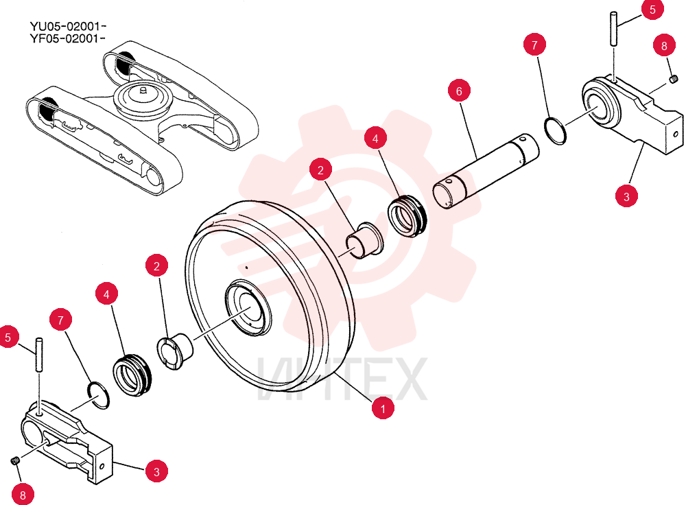IDLER YN52D00009F1