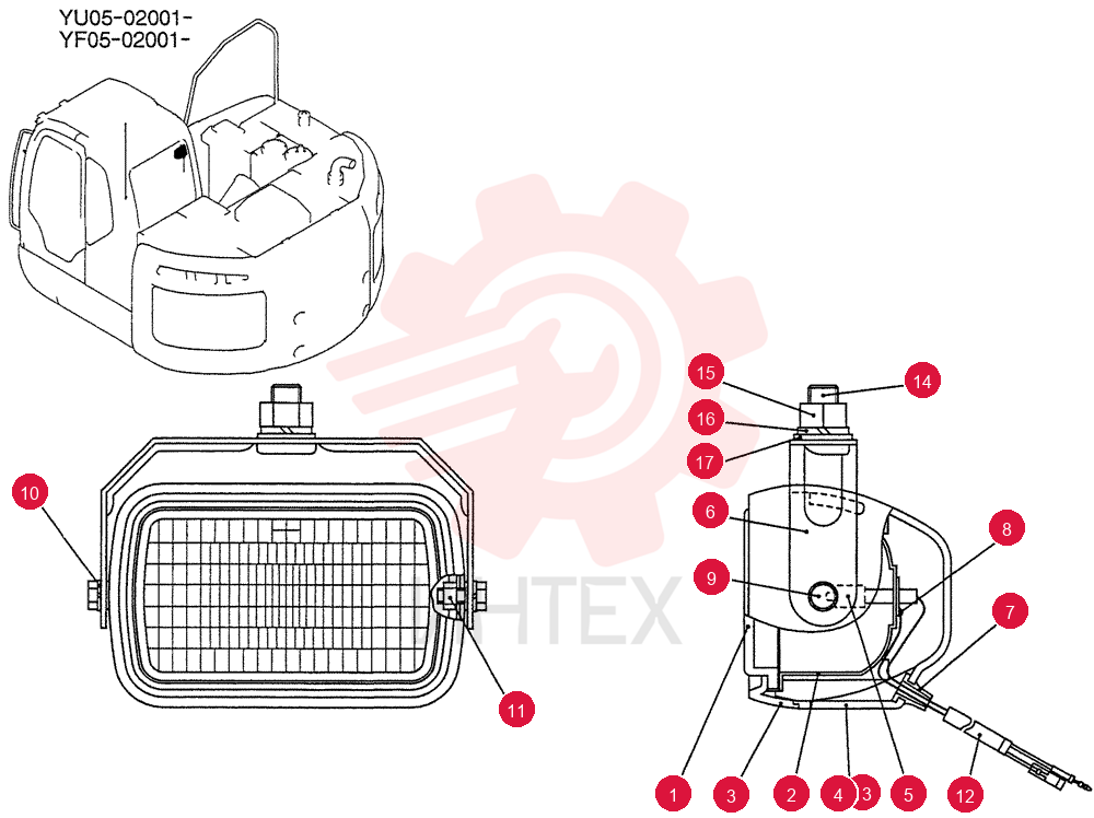 LIGHT ASSY. YT80S00002F1