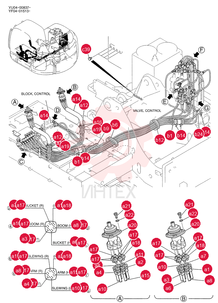 CONTROL LINES, REMOTE YF68H00004F1 (3)