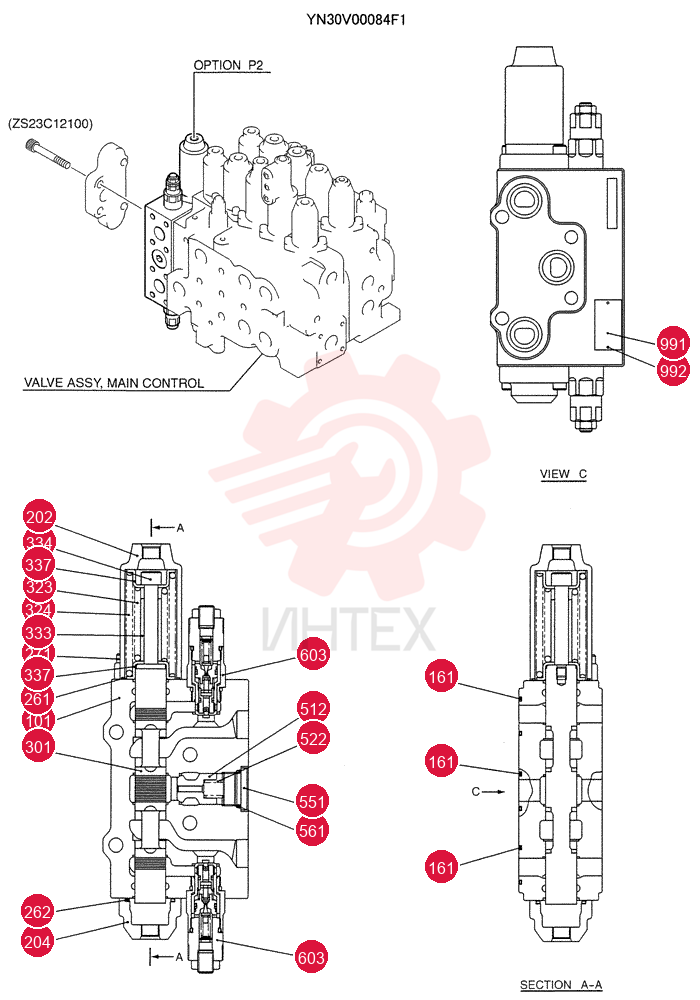 CONTROL VALVE YN30V00084F1