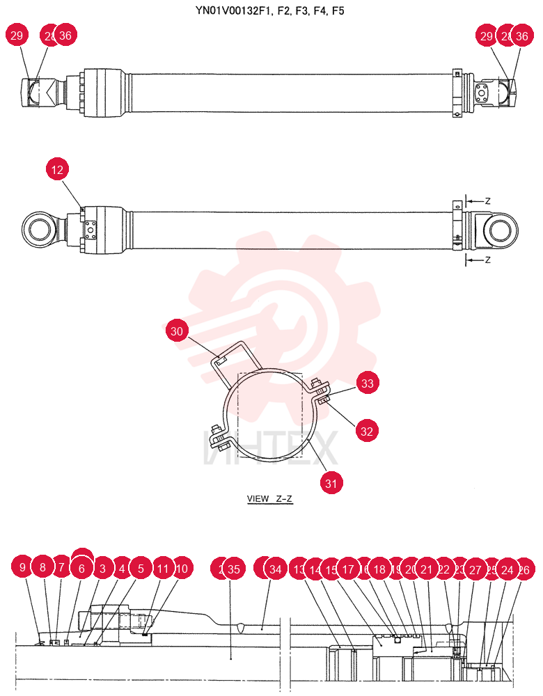 CYLINDER YN01V00132F1