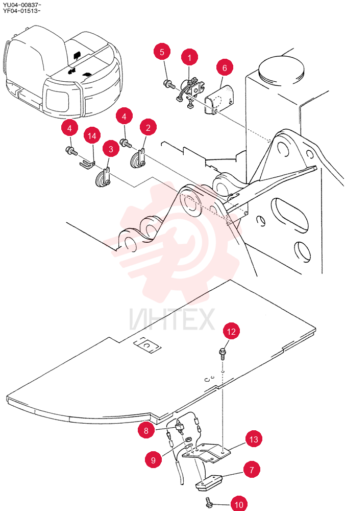 ELEC ASSY, UPP YF03E00002F1