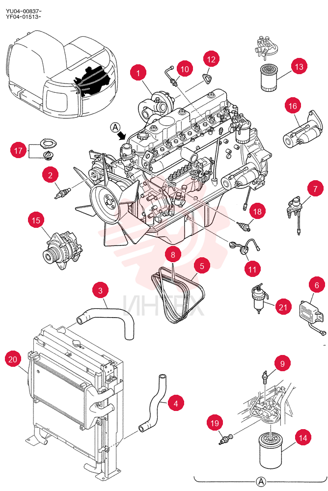 ENGINE YF02P00001F1