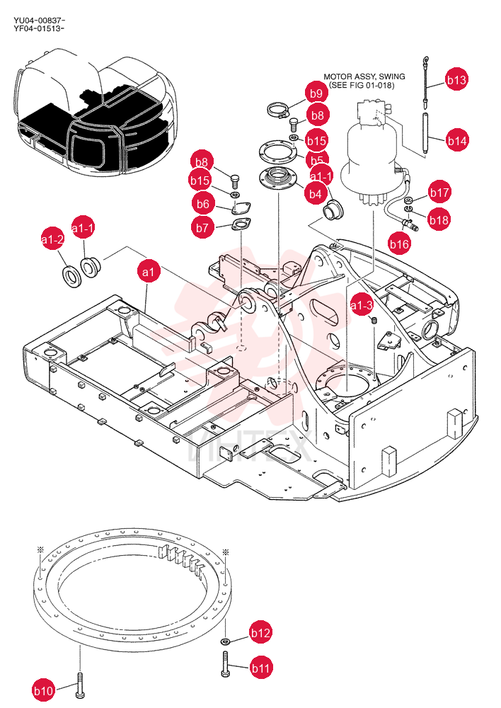 FRAME, UPP YF52F00006P1 (2)