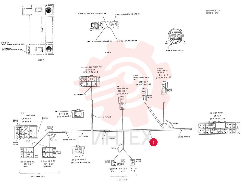 HARNESS ASSY, CAB YF14E00008F1 (2)