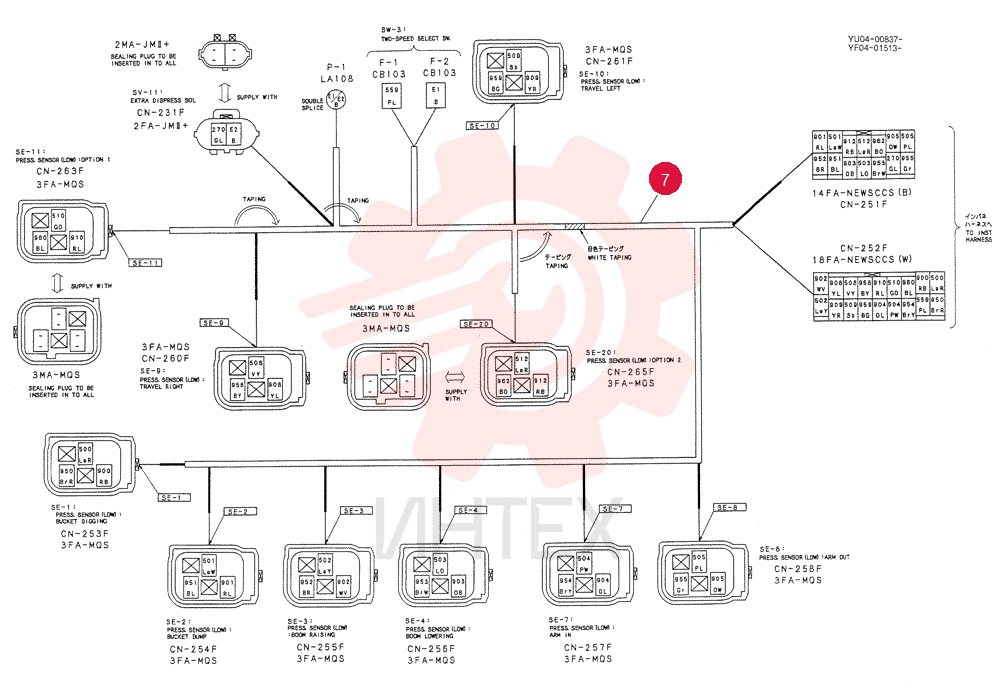 HARNESS ASSY, UPP YF13E00004F2 (1)