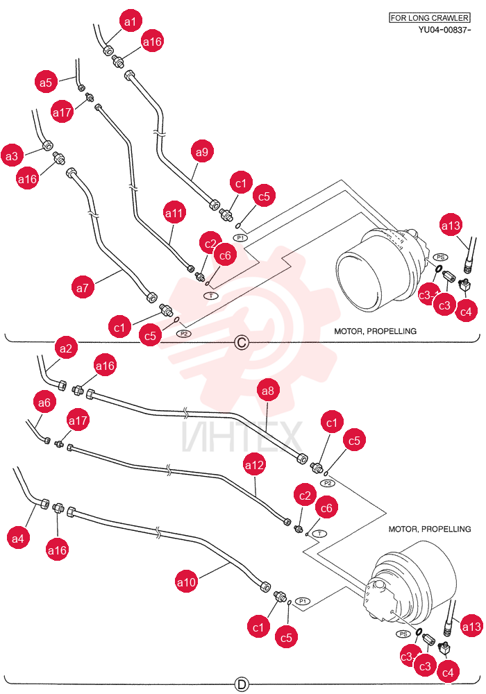 HYD LINES,LOW LQ02H00022F1 (2)