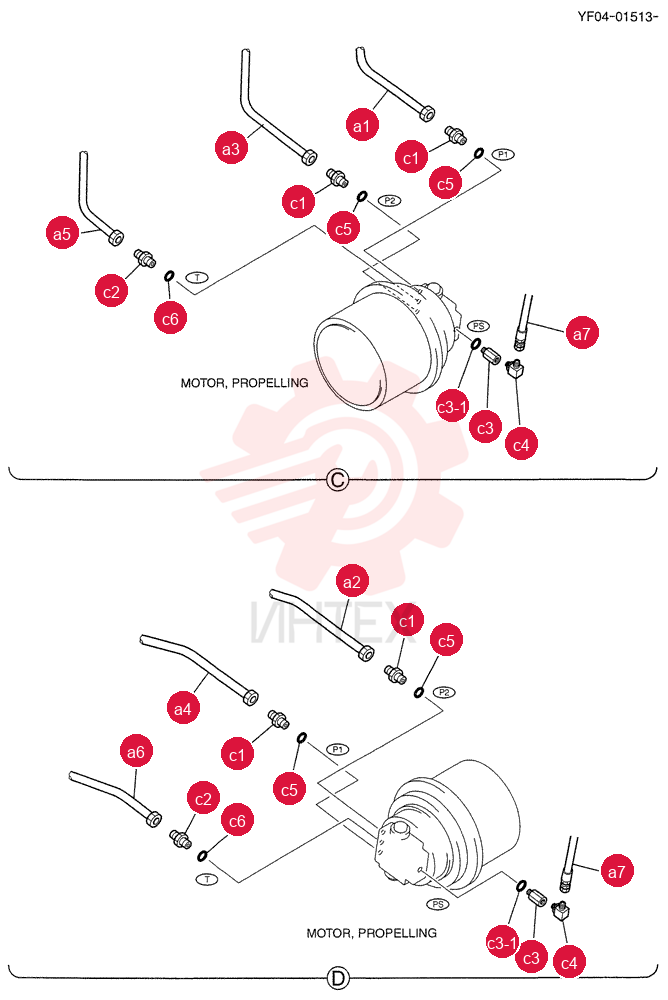 HYD LINES, LOW LQ02H00023F1 (1)