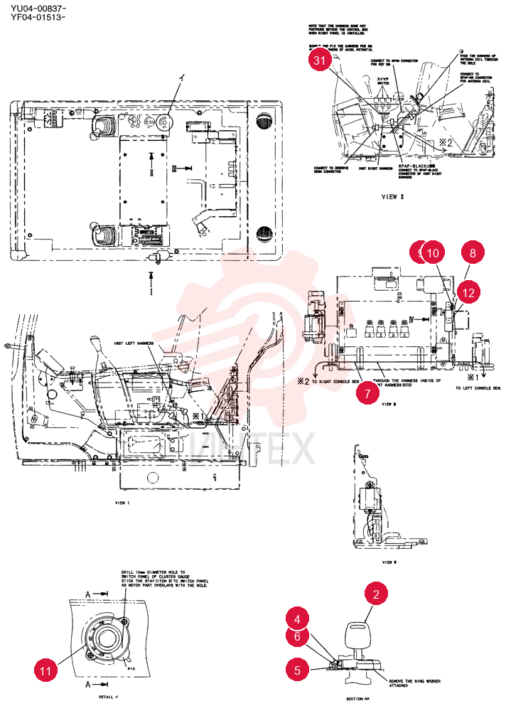 IGNITION KEY YN01E01005P1 (2)