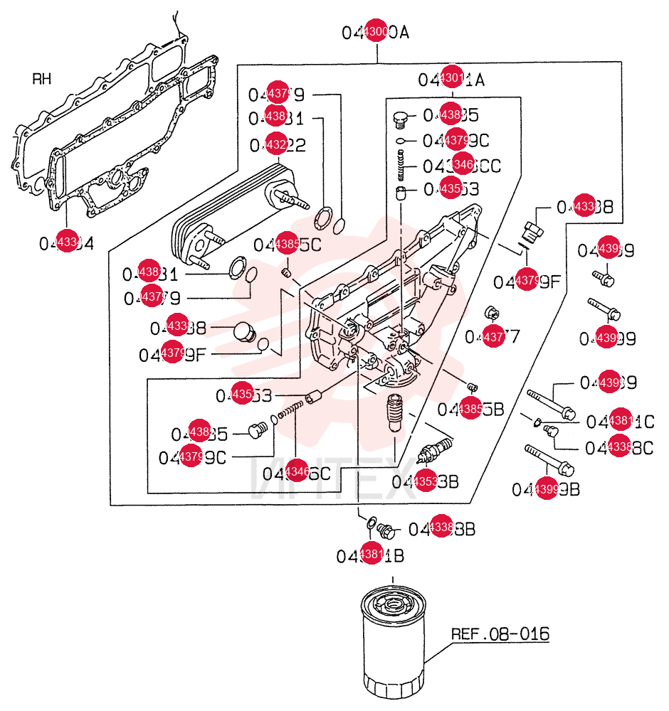OIL COOLER VAME088521