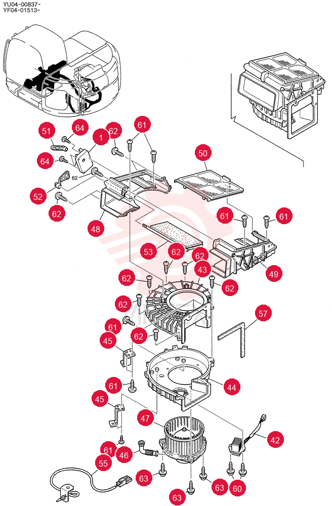 AIR CONDITIONER,Assembly YT20M00004F2 (1)