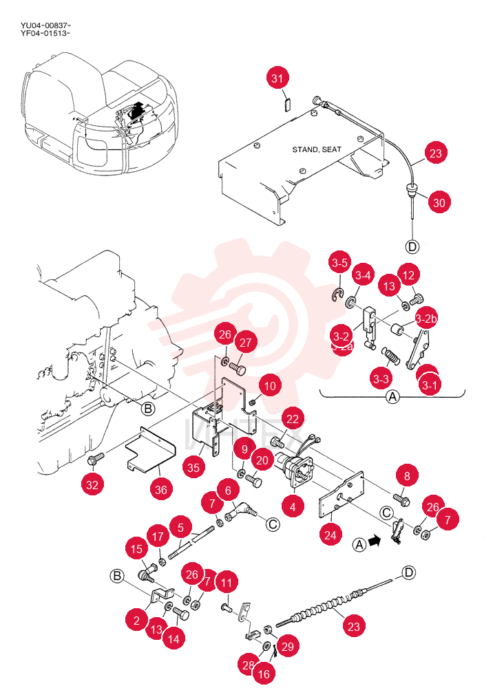 CONTROL ASSY, ENGINE YF11M00002F1