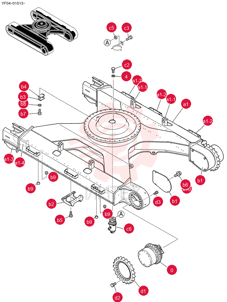 FRAME, LOW YF02F00005P1