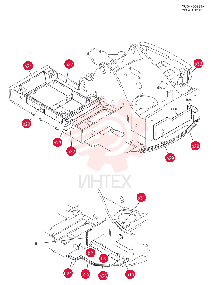 FRAME, UPP YF52F00006P1 (2)
