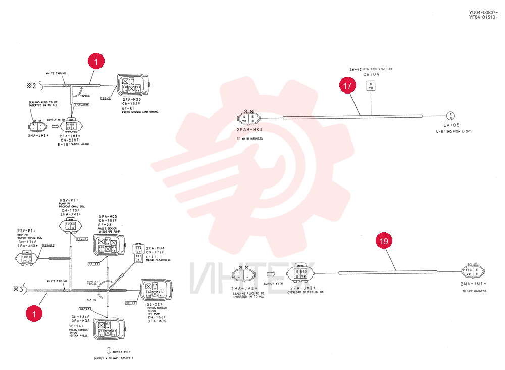 HARNESS ASSY, UPP YF13E00005F1 (2)