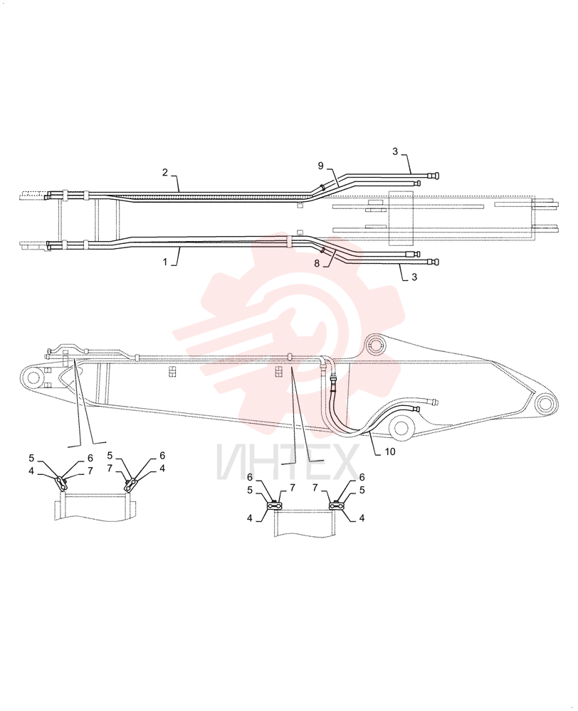 HYD. TUBE YF42H01034P1