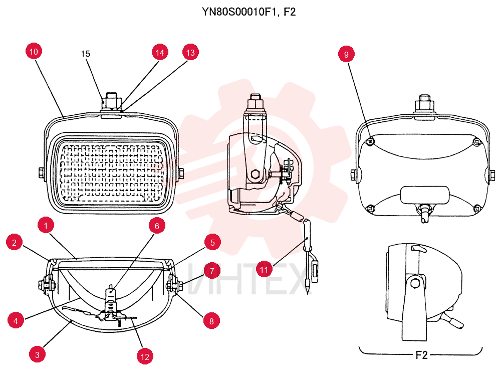 LIGHT ASSY. YN80S00010F1