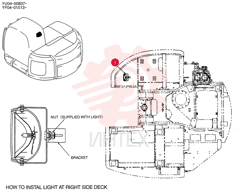LIGHT INSTAL, UPP YN80E00017F1
