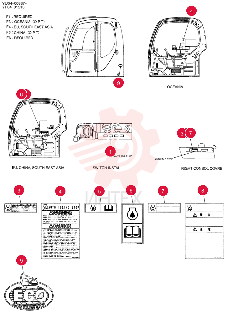 NAME PLATE INSTAL (REQUIRED) YT22T00081F1