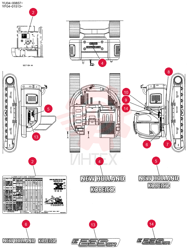 NAME PLATE INSTAL (REQUIRED) YB22T00046F4